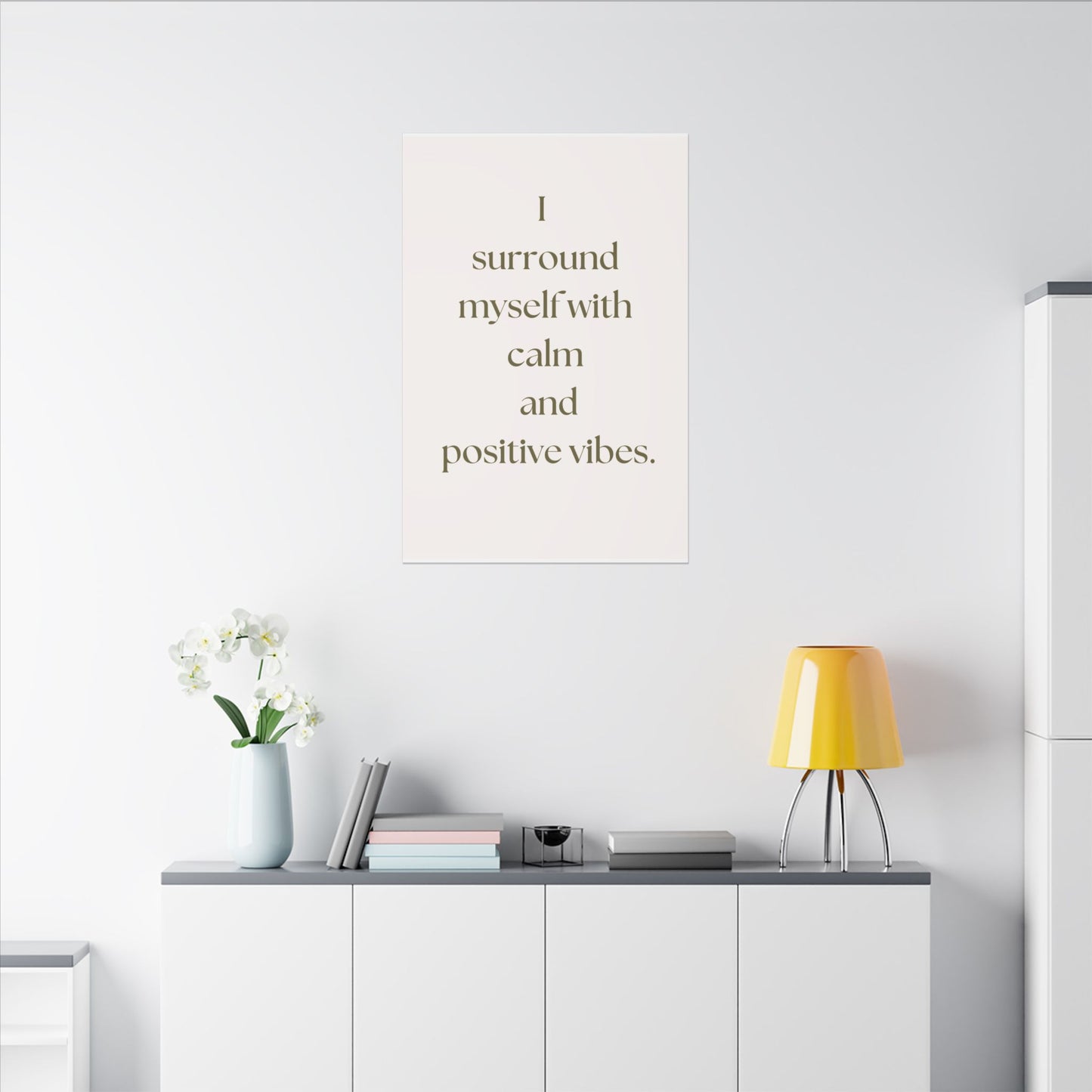 Canvas Wall Art - Calm and Positive Vibes